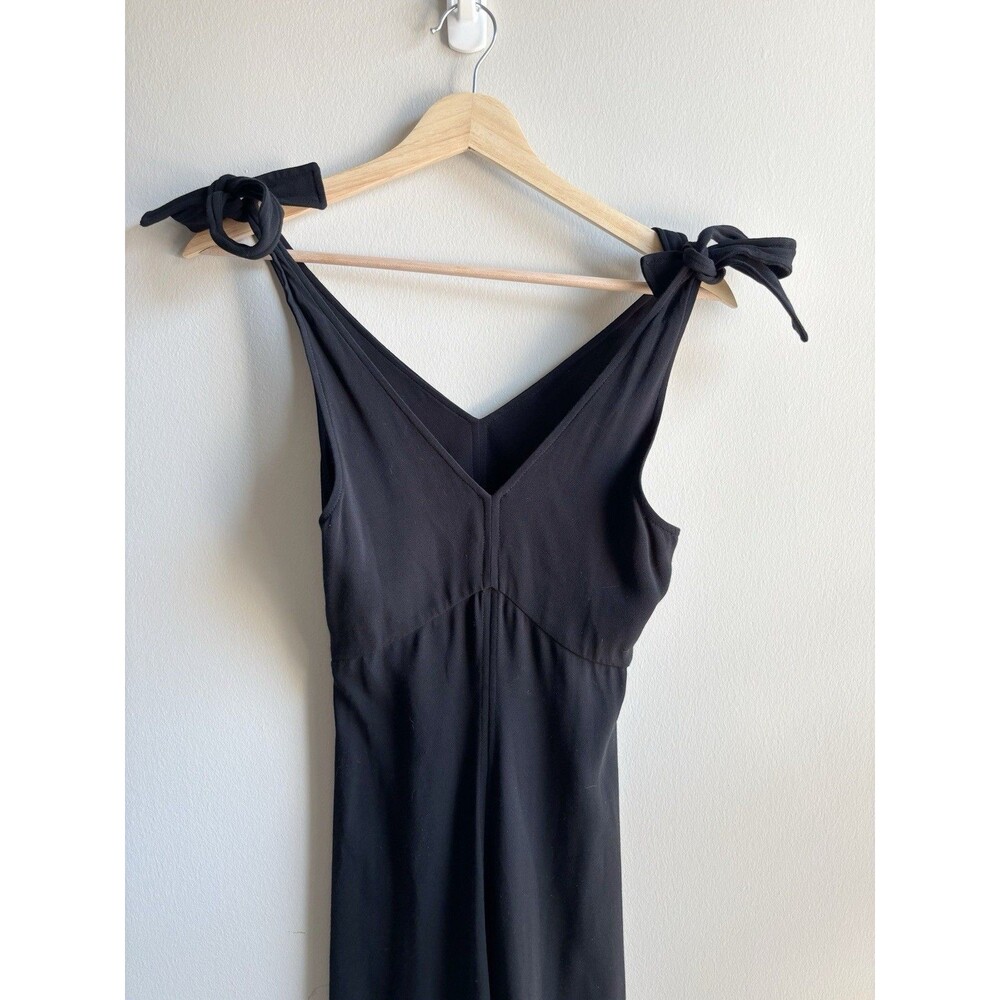 Aritzia Black Maxi Pencil V-Neck Dress Size XS - Picture 6 of 7